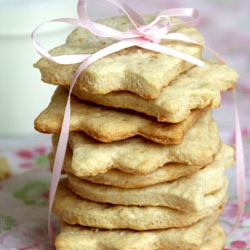 Orange Ginger Shortbread Cookies