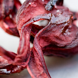 Candied Hibiscus Flowers