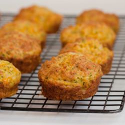 Carrot, Courgette and Cheese Buns