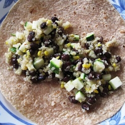 Quinoa, Black Bean & Zucchini Salad