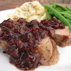 Pork with Fig Sauce