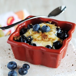 Oven Broiled Blueberry Dessert