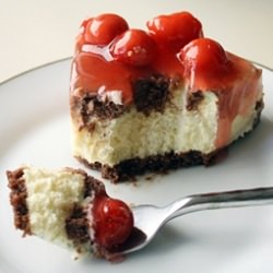 Chocolate-Swirled Cherry Cheesecake