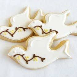 Dove Cookies for a Baby’s Baptism