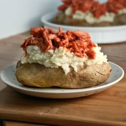 BBQ Chicken Topped Baked Potatoes