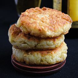 Potato and Beer “Burgers”