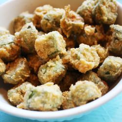 Vegan Fried Okra