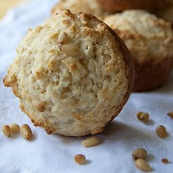 Honey Pine Nuts Muffins