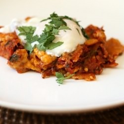 Chilaquiles with Poached Egg