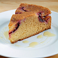 Plum Honey-Olive Oil Cake