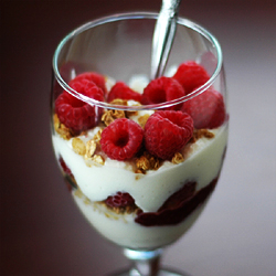 Raspberry Ricotta Parfait