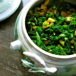 Kale Salad with Mango