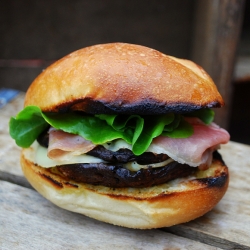 Portabella Prosciutto Burger