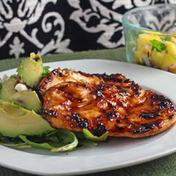 BBQ Chicken with Mango Salsa