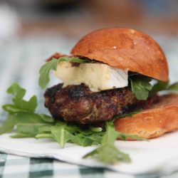 Skillet Food Cart Bacon Jam Burger