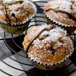 Dark Chocolate & Raspberry Muffins