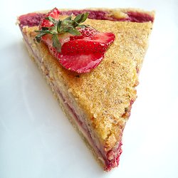 Raspberry-Strawberry & Almond Tarte