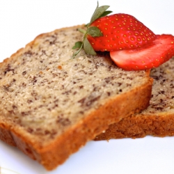 Banana Bread with Strawberries