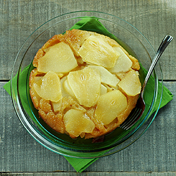 Upside-Down Pear Cake