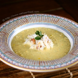 Summer Corn and Crab Bisque