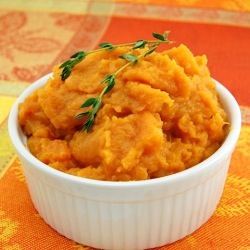 Maple Mashed Sweet Potatoes