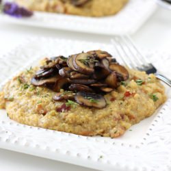 Bacon Mushroom Polenta