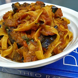 Tagliatelle with Aubergines