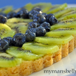 Blueberry Kiwi Lemonade Tart