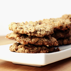 Chocolate Toffee Oatmeal Cookies