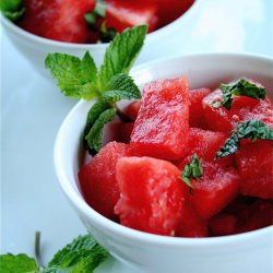 Watermelon Salad with Mint and Lime