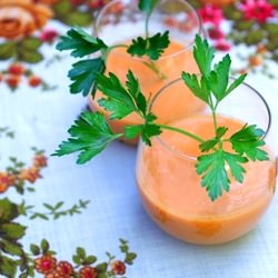 Peach Tomato Gazpacho