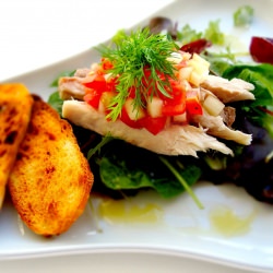 Smoked Mackerel Salad With Honeydew