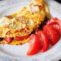 The Sassy Vegetarian Omelet