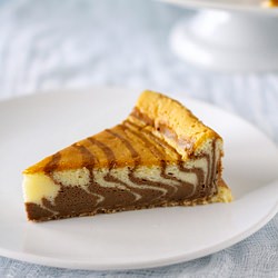 Zebra Striped Japanese Cheesecake