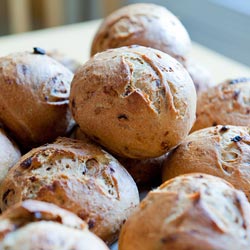 Sourdough Onion Rolls