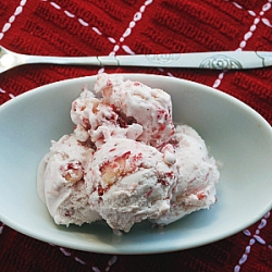 Strawberry & Coconut Milk Ice Cream