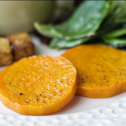 Baked Butternut Squash Slices