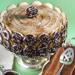 Coffee and Donuts Cake