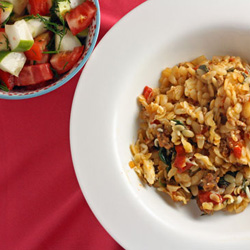 Baked Orzo with Lamb