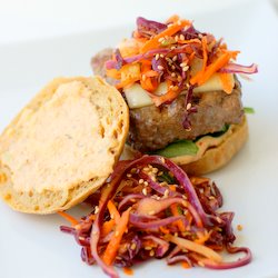 Korean Beef & Tofu Burger