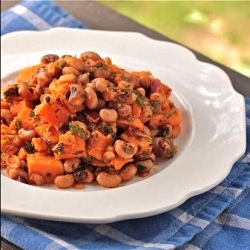 Black-eyed Pea & Sweet Potato Salad