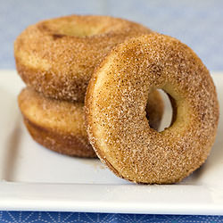 Maple Cinnamon-Sugar Baked Donuts