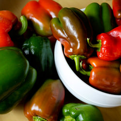 Red and Green Bell Peppers