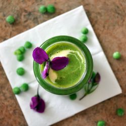 Spring Pea and Ham Soup