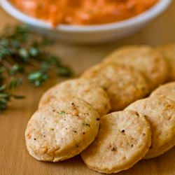 Parmesan & Thyme Crackers