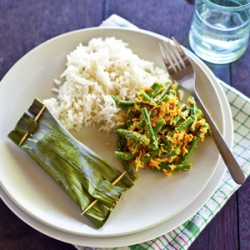 Fish Wrapped in Banana Leaf