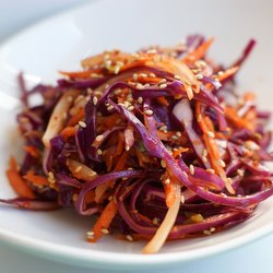 Korean Red Cabbage & Carrot Slawchi