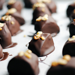 Chocolate Walnut Caramels