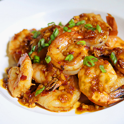 Shrimp with Spicy Garlic Sauce