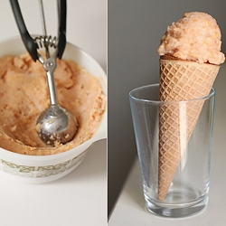 Peach Frozen Yogurt